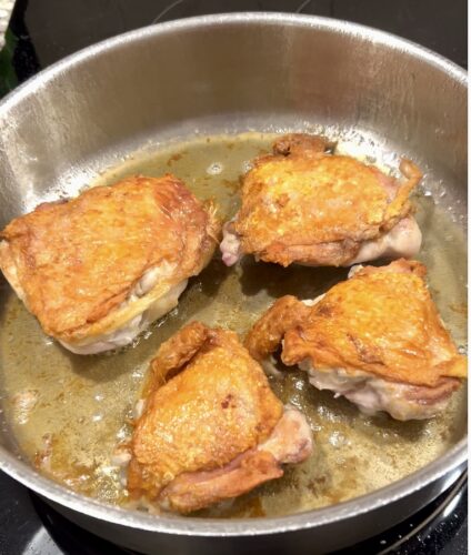 Very Very Crispy Chicken Thighs